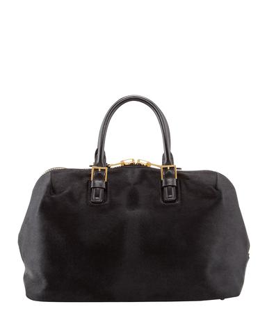 Sort taske af kalveskind